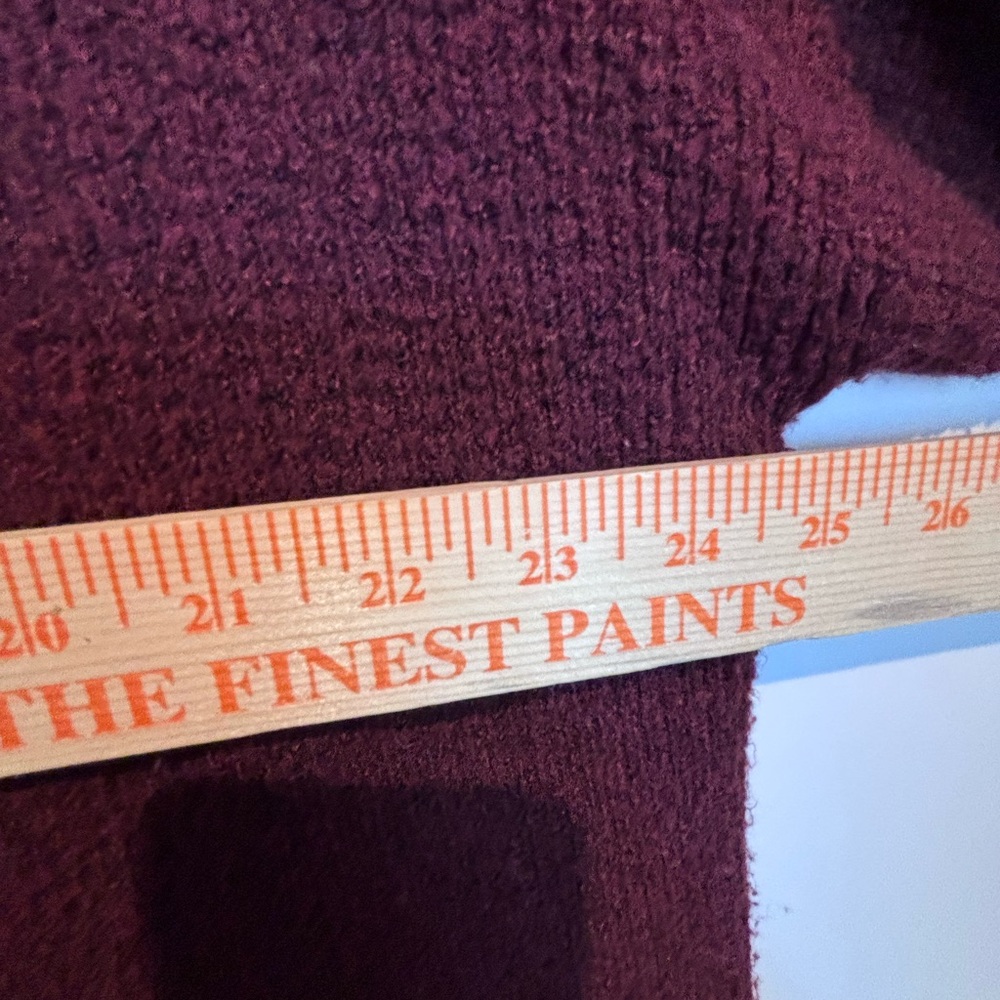 American Eagle Maroon Oversized Button Front Cardigan L/XL - Picture 8 of 13
